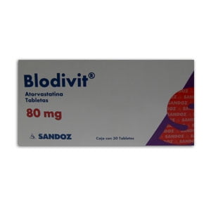 Blodivit 80 mg con 30 tabletas