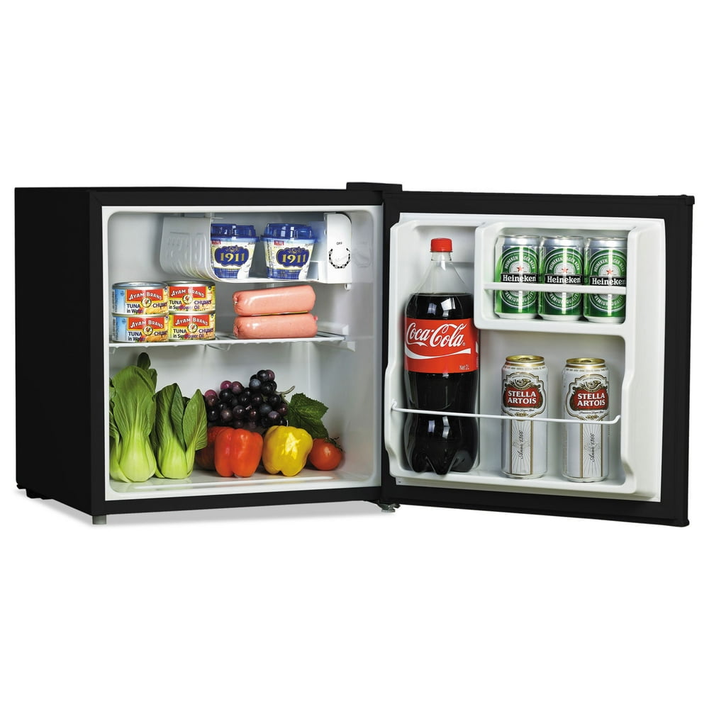 Alera 1.6 Cu. Ft. Refrigerator With Chiller Compartment, Black