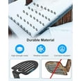 thumbnail image 5 of 25 Pack Snow Guards for Metal Roofs with Seal Gaskets and Screws, Heavy-Duty Snow Stops for Standing Seam Roofing, Crush Ice to Prevent Buildup, Black$$Garden & Patio, 5 of 6