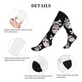 thumbnail image 5 of Picia black white Skull bone Printed Sports Compression Socks - 15-20mmHg Graduated Compression, High-Performance Soft and Breathable Socks for Men and Women, 5 of 5