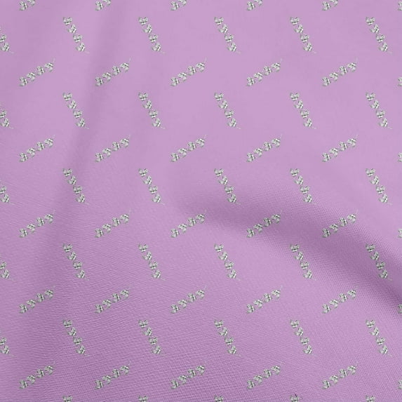 oneOone Polyester Spandex Light Pink Fabric Floral Craft Projects Decor Fabric Printed By The Yard 56 Inch Wide