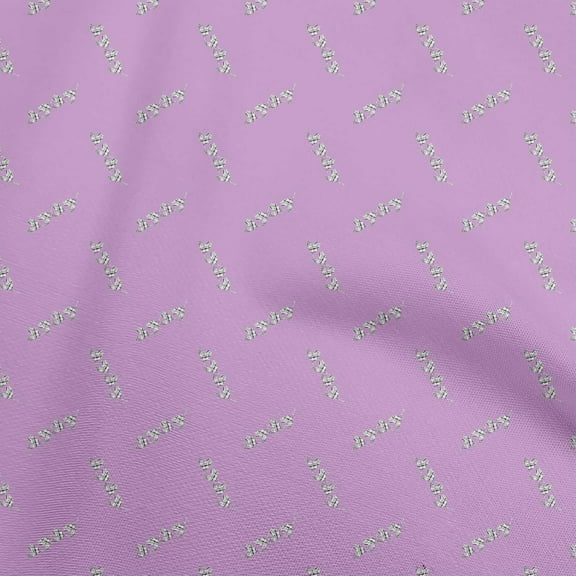 oneOone Polyester Spandex Light Pink Fabric Floral Craft Projects Decor Fabric Printed By The Yard 56 Inch Wide