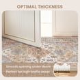 thumbnail image 4 of Roxstand Washable Area Rugs 5x7, Stain Resistant Lightweight Vintage Rugs for Living Room, Non Skid Farmhouse Bedroom Rugs(5'x7', Vintage03-Orange), 4 of 10