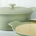 thumbnail image 3 of BergHOFF Ron Cast Iron 10" Dutch Oven 4.4qt. with Lid, Green, 3 of 10