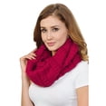 thumbnail image 3 of Basico Women Winter Warm Knit Infinity Scarf Soft Shawl, 3 of 5