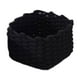 thumbnail image 2 of Cesta de almacenamiento para organizar el hogar, decoración del hogar, cesta de maquillaje decorativa tejida a mano Negro, 2 of 8
