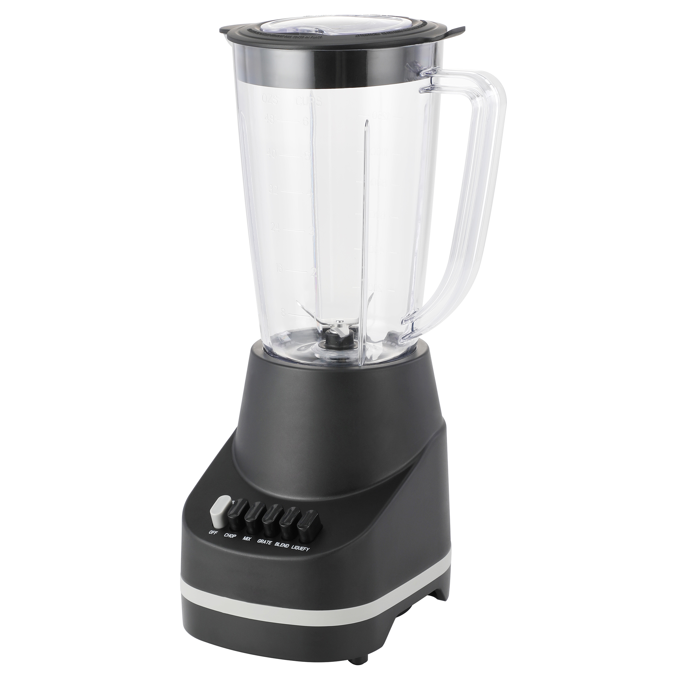 Mainstays 500 W 6-Speed Blender With 48 oz/1.5 L Jar , Black