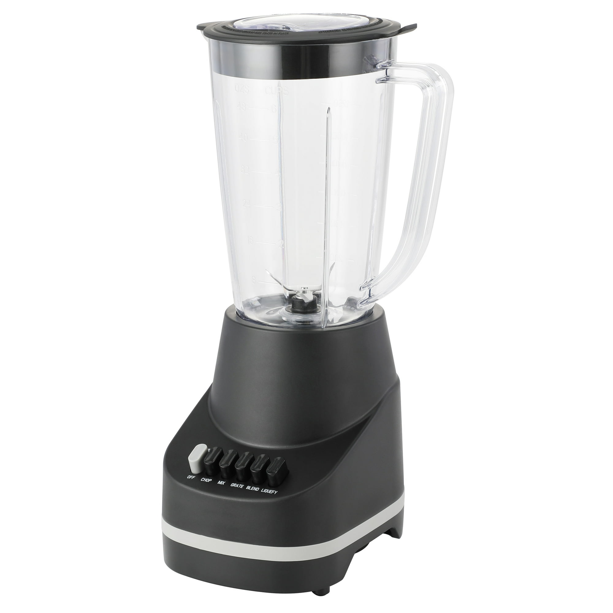 Mainstays 500 W 6-Speed Blender With 48 oz/1.5 L Jar , Black
