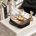 thumbnail image 3 of FKELYI Vintage Elk Cross Print PU Leather Bible Cover Zippered Bible Bags with Handle Large Capacity Bible Carrier Book Organzier Holder for Christian Scripture Protector, 3 of 6