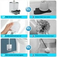 thumbnail image 5 of BCOOSS Toilet Bowl Brush and Caddy Set 2 Pack - Bathroom Scrubber Cleaner Brush with Holder, 5 of 7