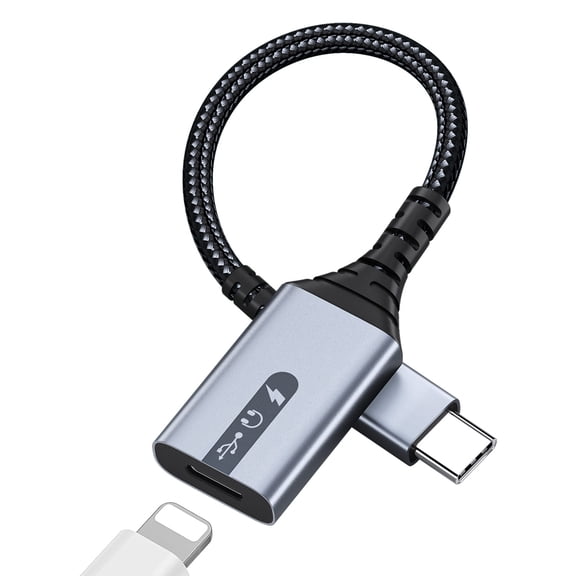 MMOBIEL USB-C to Lightning Adapter Audio, Charging & Data