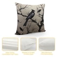 thumbnail image 4 of COMIO Throw Pillows Cover Tree Monochrome Watercolor Ink Animals Wildlife Crow Corvus Raven Darkness Gloomy Scary Caw Branch Cushion Case for Fall Home Decor, 4 of 5