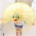 thumbnail image 5 of Junior Raincoat with Umbrella Hat Waterproof Toddler Rain Jacket Hooded Playwear for Outdoor Play and Campus Commutes Sopatenor, 5 of 7