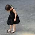 thumbnail image 5 of 2022 Robe d'Été Noire Sans Manches pour Filles Robes de Princesse Dos Creux Robe de Fête Robes pour Enfants Vêtements pour Filles, 5 of 5