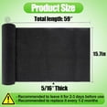 thumbnail image 5 of 15.7" x 59" Extra Large Cuttable Air Conditioner Filters - Cut to Fit Carbon Pad Air Purifier Filters, Washable Reusable Foam Pad Pre Filter Roll for Air Filters AC Window Unit Charcoal Sheet, 5 of 7
