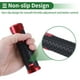 thumbnail image 4 of Kit de Cubierta de Empuñaduras de Manillar 7/8" 22mm 15/16" 24mm Aleación de Aluminio Goma para Motocicleta Scooter Bicicleta ATV Rojo 1 Juego, 4 of 7