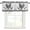 Black Gray, variant on Chicken Hen Rod Pocket Curtain Valance, Rooster Animals Farmhouse White Black Plaid Vintage Farmhouse Window Valance for Living Room, Bedroom, Kitchen 60"W x 18"L