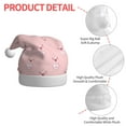 thumbnail image 6 of Cauagu Pig Polka Dot for Adult Christmas Hat,1-Pack Xmas Holiday Hat Santa Hat for Women & Men Festive Headwear Accessories Fit for Christmas/New Year/Party, 6 of 6
