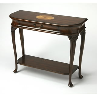 Winsome Wood Devon Butler TV Table with Serving Tray, Walnut Finish
