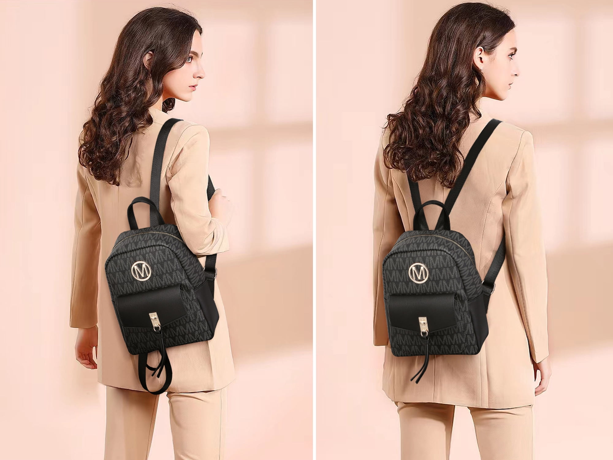 9604 MKP Small Backpack Purse Fashion Daypacks Purse Shoulder Bag Amazon.com: MKP Ladies Small Backpack Purse for Women  main image 3
