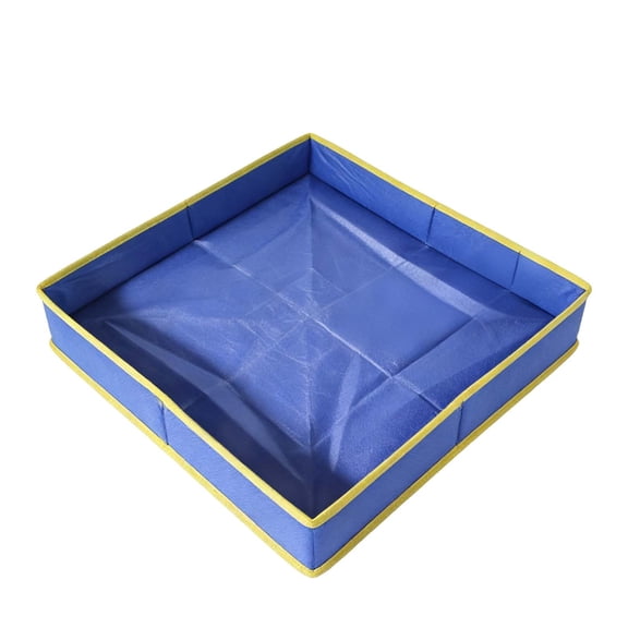 Sandbox Tray Polyester Sandbox Reusable Children's Tray Blue