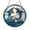 Acrylic 3.5 Inch, variant on Blue Dolphins Stained Glass Style Round Suncatcher – Ocean Window Decor