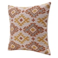 thumbnail image 3 of LR Home Sedona Cotton Poly Filled Pillow in Yellow/Orange, 20" x 20", 3 of 8