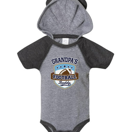 

Inktastic Grandpa Football Buddy Outfit Gift Baby Boy or Baby Girl Bodysuit