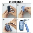 thumbnail image 7 of Yuebutor Key Fob Cover Case Compatible with Ford F150 F250 F350 Fusion Edge Explorer Mustang Lincoln MKZ MKC Accessories, 7 of 7