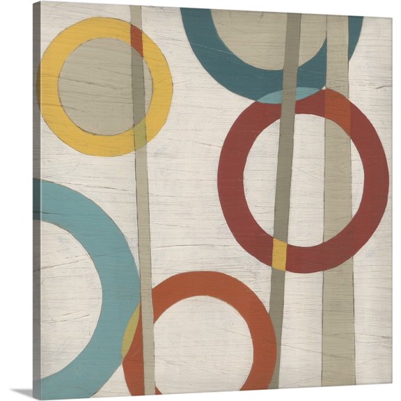 Great BIG Canvas | "Circular Logic IV" Canvas Wall Art - 30x30