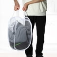 thumbnail image 5 of Unique Bargains 1 Pc 40L Folding Laundry Basket Durable Folding Laundry Hamper for Bathroom 18.90"x11.81" White, 5 of 6