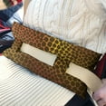thumbnail image 3 of Adorable Giraffe Cartoon Seatbelt Pillow - Post-Surgery Chest Protector for Mastectomy/Heart Surgery - Soft Plush Rustic Woodland Design Car Travel Cushion with Hook-and-Loop Straps, 3 of 6