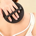 thumbnail image 4 of Soft Rubber Shower Scrubber, Gentle Exfoliating Bath Body Scrubber Glove, Deep Cleansing Shower Tool For All Skin Types, Massage and Removing Dead Skin (Black), 4 of 6