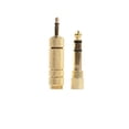 thumbnail image 2 of Gwong Electrónica 4 unids Golden 6.35mm Enchufe masculino a 3,5 mm Jack Mujer estéreo Auriculares Adaptador de audio, 2 of 6