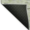 thumbnail image 5 of Addison Rugs Mayfield Premium Machine Washable Transitional Geometric Green Runner Rug, 2'3" X 7'6" Machine Washable Transitional Geometric Green Oversized Sherpa Throw Blanket, 5 of 6
