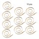 thumbnail image 5 of Billuyoard Soporte de puntada de aguja de Cable espiral circular de aluminio, alfileres de ganchillo para manualidades DIY, agujas de tejer, Decoración del hogar 10 piezas de oro, 5 of 6