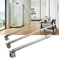 thumbnail image 3 of Adjustable Stainless Steel Shower Screen Support Bar Arms for 8-12mm Glass Panel, 3 of 10
