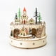 thumbnail image 5 of Caja de música de madera navideña, decoración navideña, adorno navideño de escritorio, caja musical navideña para festivales, fiestas y hogares, 5 of 9