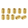 thumbnail image 1 of Unique Bargains Laiton Fileté Réparation Insert Écrou, 10 Pcs M6x1 à M4x0.7 Manchon Filetage Réducteur Vis Réducteur 8mm, 1 of 7