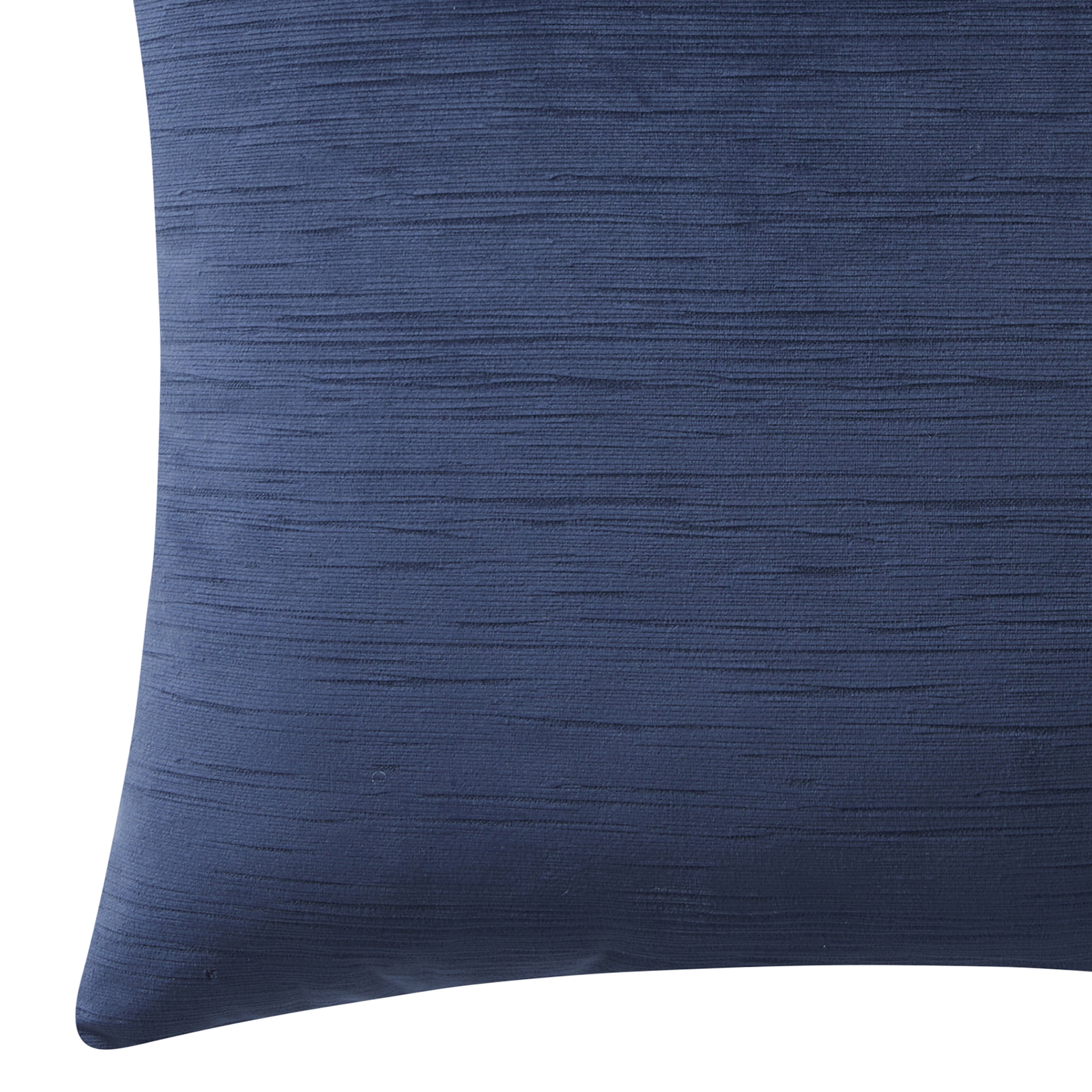 Mainstays Blue Textured Velvet Decorative Pillow, 18 in x 18 in