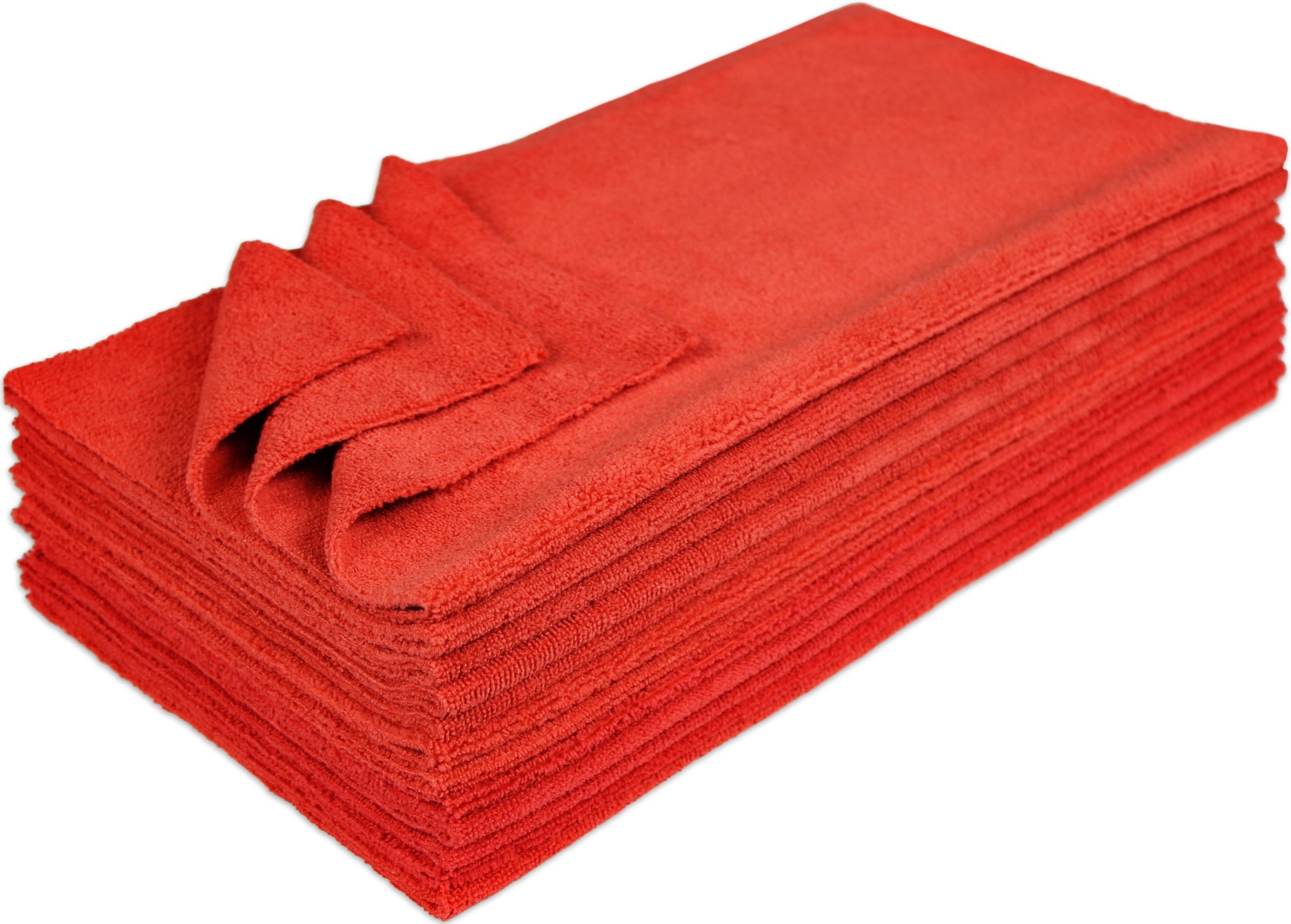 Detailers Preference Eurow Microfiber 14in x 14in 230 GSM Cleaning Towels 2 Colors 8-Pack 