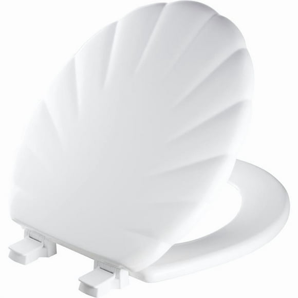 TOILET SEAT RND SHELL WH (Pack of 1)