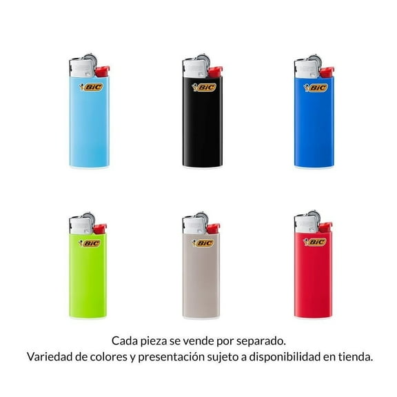 Encendedor Bic mini varios colores 1 pza