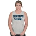 thumbnail image 4 of Christian Strong Religious Faith Plus Size Graphic Tank Top Brisco Brands 3X, 4 of 5