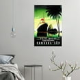 thumbnail image 2 of German Cruise Ship - Rio De Janeiro - Vintage Travel Poster, Retro Posters (11x17Inches), 2 of 6