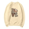 thumbnail image 4 of HUITKMM Winter Sweaters Women’S Football Print Oversized Hoodie – Relaxed Crew Neck Sweatshirt 4069 M, 4 of 4