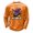 Saffron 25#, variant on Cartoon Pumpkin Ghost Halloween Graphic Waffle Knit Crewneck Long Sleeve Shirt Soft Comfort Daily Casual Loose Top Black S