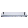 thumbnail image 4 of Estación de acoplamiento inteligente 11 en 1 Mini USB3.0 Shunt Hub PD 87W para teléfonos inteligentes Likrtyny Para estrenar, 4 of 4