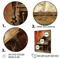 thumbnail image 3 of Designart "Timeless Tunes Of The Vintage Piano III" Music Floater Framed Canvas Wall Art, 3 of 5