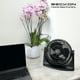 thumbnail image 2 of Ventilador de piso pared 2 en 1 Beckon Turbo fan de 8 pulgadas 3 velocidades Negro, 2 of 9